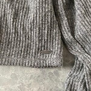 hollister ballon sleeve high neck sweater